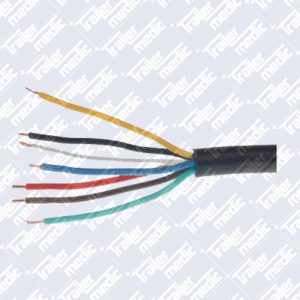 Black 7 Core Cable 5.75A