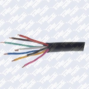 Black 8 Core 8A Cable