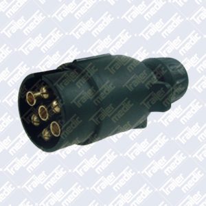 Black Plastic 7pin Trailer Plug 7N