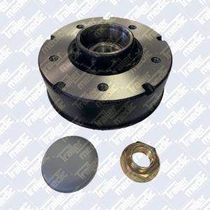 Ifor Williams style 200x50mm Brake Drum - 5 Stud 6.5" PCD