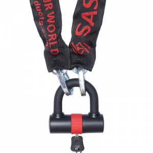 SAS Heavy Duty 1500x10mm Sq Chain & Padlock
