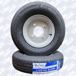 145R10C Wheel & Tyre Assembly 4x5.5" PCD