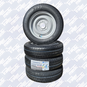155/70R12C Wheel & Tyre Assembly 5x112mm PCD (Compass)