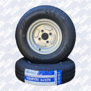 145R10 Wheel & Tyre Assembly 4x 100mm PCD