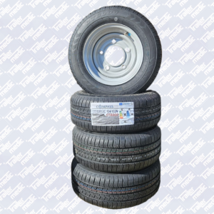 195/60R12C Wheel & Tyre Assembly 5x6.5" PCD